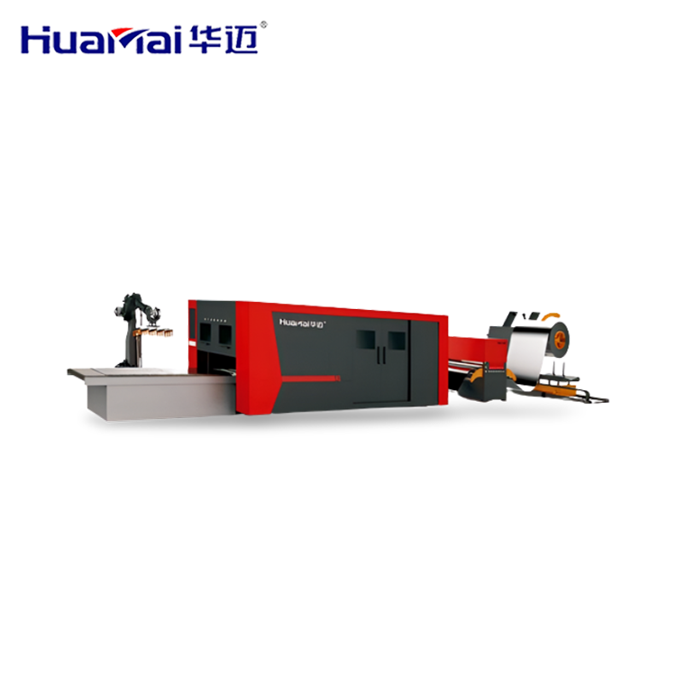 Automatic winding laser cutting machine